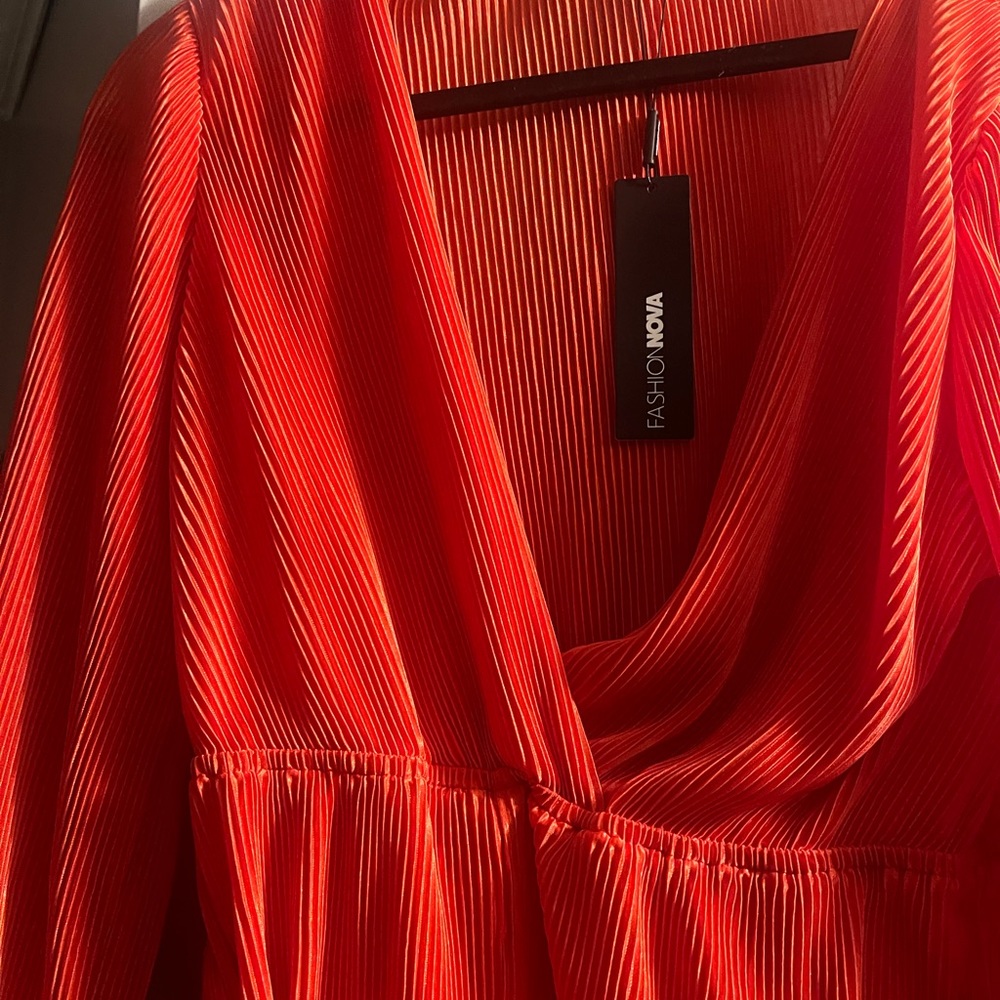 Bright Orange romper